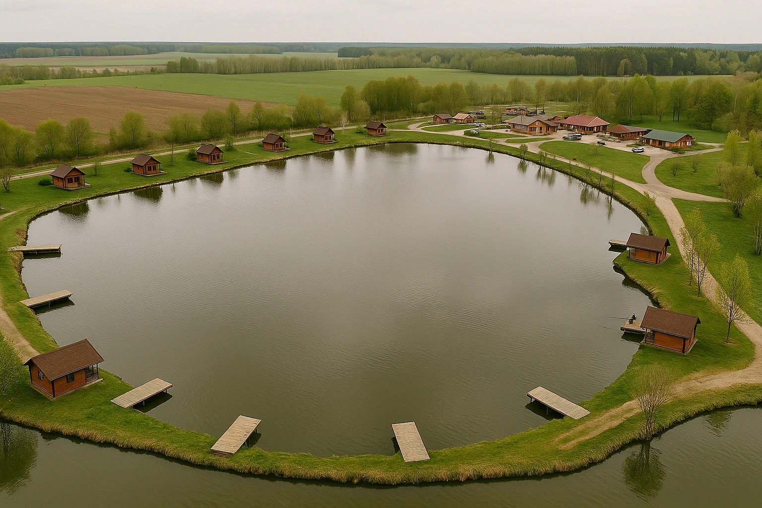 Озеро для платной рыбалки как устойчивый бизнес в России