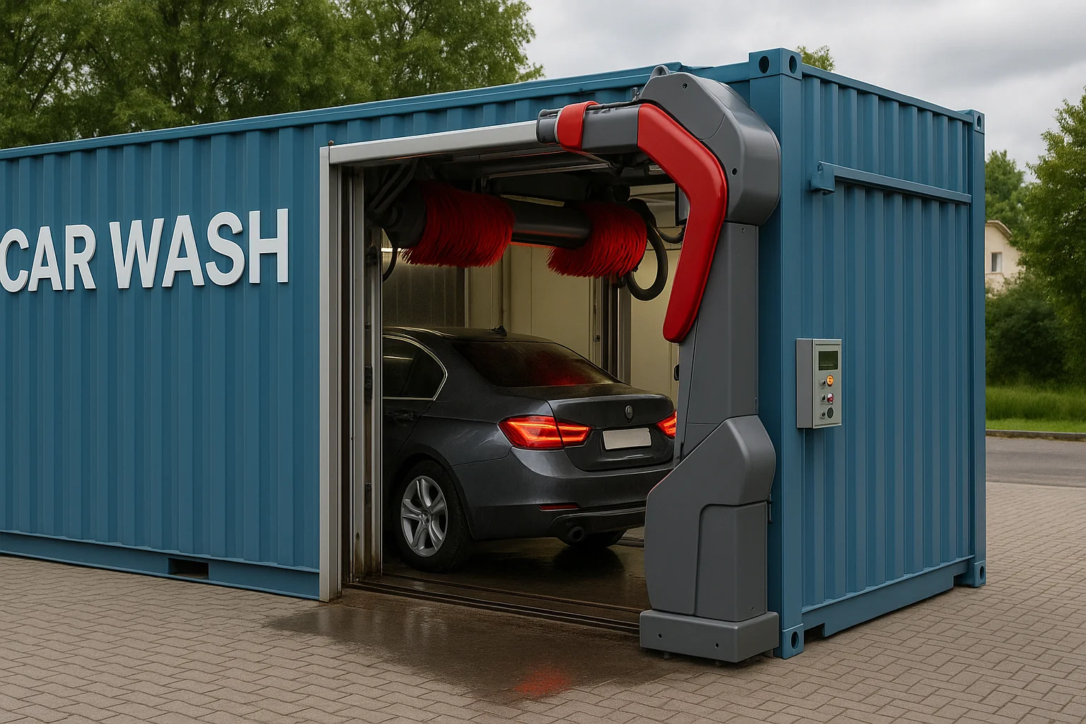 Роботизированные автомойки в контейнерах: бизнес проект